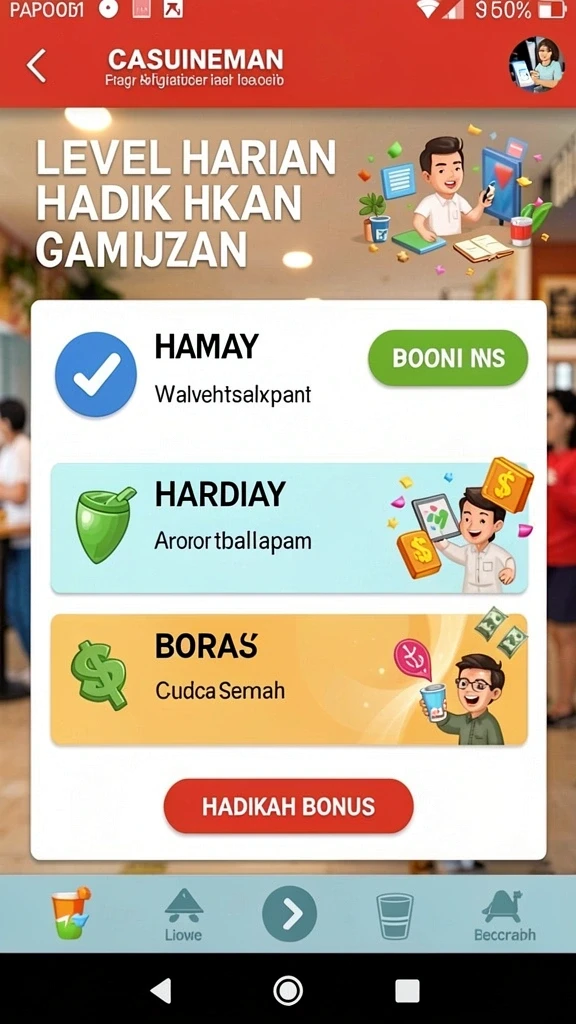 jos77 - Tampilan antarmuka yang menarik dan user-friendly.