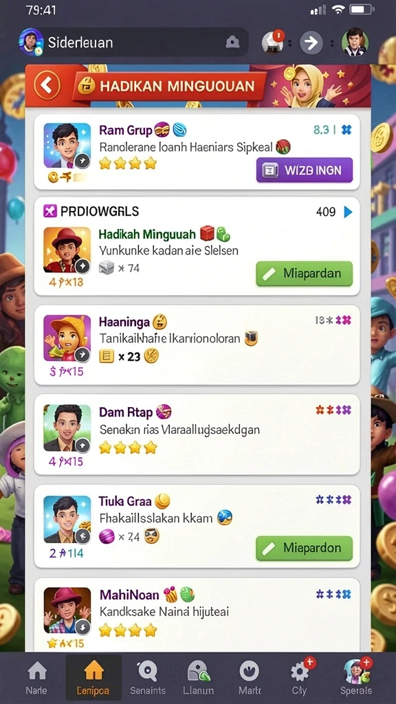 nadimtogel - Tampilan utama aplikasi yang menarik dan user-friendly.