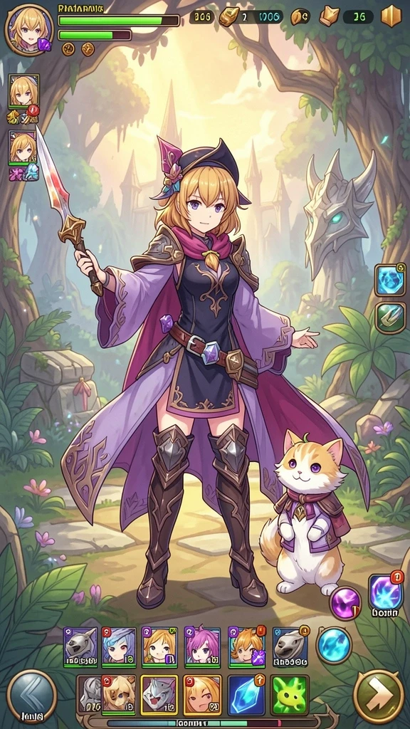 prg007 - Tangkapan layar menampilkan grafis yang menawan.