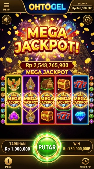 Layar utama ohtogel — antarmuka bersih setelah instalasi